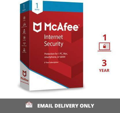 McAfee Internet Security 1 User 3 Years (Renewal)(Voucher)