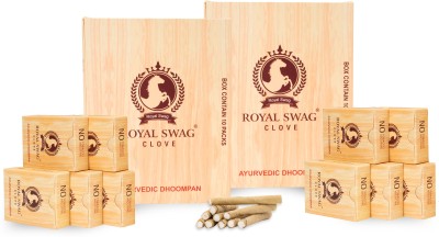 ROYAL SWAG Ayurvedic & Herbal Long Filtered Bidi Smoke, (Pack of 20 X 20 Bidi Sticks Per Pack) Stop Nicotine Craving Tobacco Free Dhoompan Helps in Quit Smoking - (400 Sticks) Smoking Cessations(Pack of 400)