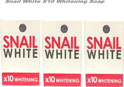 Snail WHITE Soap For Dark Spots Removal(Pack Of 3)(3 x 70 g)