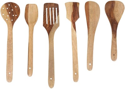 WOODINCLINE Wooden Cutlery Set(Pack of 6)