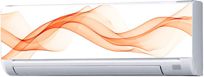 Guru Production 30.48 cm WAVE ABSTRACT AC STICKER Self Adhesive Sticker(Pack of 1)