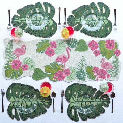 MFU Multicolor 91.4 cm Table Runner(Cotton)