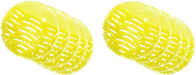 qthinfra Urinal Screen Mat (Lemon Yellow, Medium) Lemon Mat Toilet Cleaner(10 x 1 Wipes)