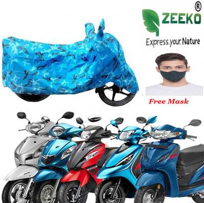 zeeko Two Wheeler Cover for Vespa(Scooty, Multicolor)