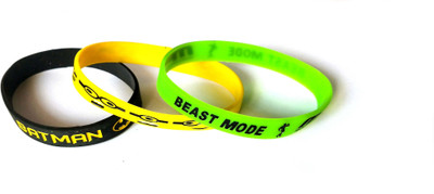 Meeko.com batman & minion & mp thin bracelet Boys & Girls(Multicolor, Pack of 3)