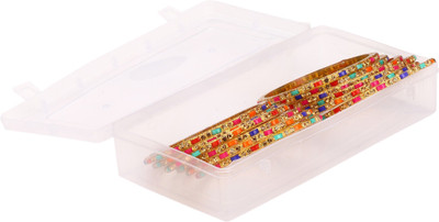 1st Time Stone Beads, Crystal Enamel Bangle Set(Pack of 12)