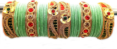 Soniaa Creation Metal Bangle Set(Pack of 2)