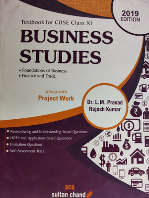 Business Studies: Textbook for CBSE Class 11(Paperback, L. M. Prasad, Rajesh Kumar)