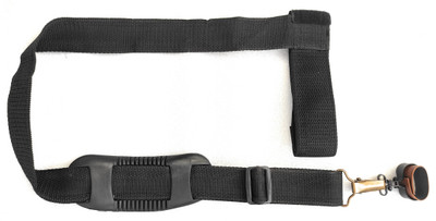 START NOW Double Barrel Belt (Velcro Gripped) Strap(Jet Black)