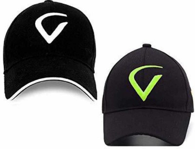 GISTARIX Solid, Embroidered, Self Design Sports/Regular Cap Cap(Pack of 2)