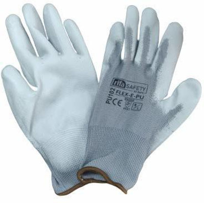 Pacificdeals Safety Reusable Cotton Knitted Stretchable Washable Cotton Hand Gloves for Industrial Home Kitchen Office Work for Men and Women (Free Size) Grey Polyester  Safety Gloves(Pack of 1)
