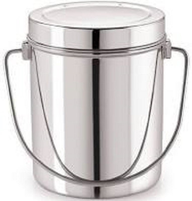 UDAY STEELS Steel Milk Container  - 2000(Silver)