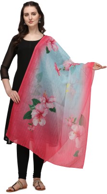 TheMoni Cotton Silk Printed Women Dupatta