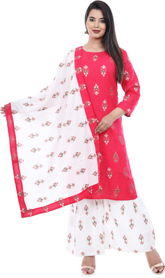 karodiwaal collection Women Kurta Palazzo Set