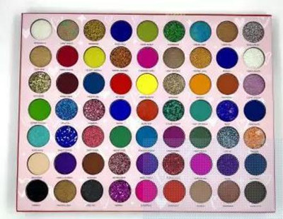 s.f.r color Chirstmas Edition Hated With Love Pressed Pigment 63 Colors Palette ( Glitter,Shimmer,Matte) 69.5 g(Multicolor)