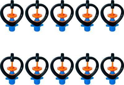 My Irigacio World Superfly Water Sprinkler Head for Nursery/Garden/Agriculture/Irrigation/Lawn/Pipes/Poultry Farm use/ Male Thread 1/2 Inch 20 L Hose-end Sprayer(Pack of 10)