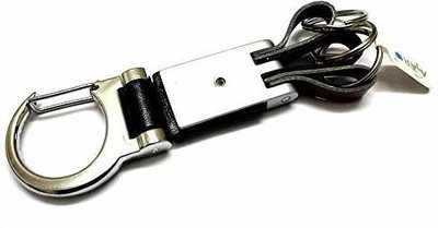 ATAR RE42 Black Top Quality with Lock Best Design Premium Keychain Uses for Bike, Car & Scooty etc Key Chain