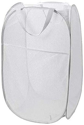 KUBER INDUSTRIES 30 L White Laundry Bag(Nylon)