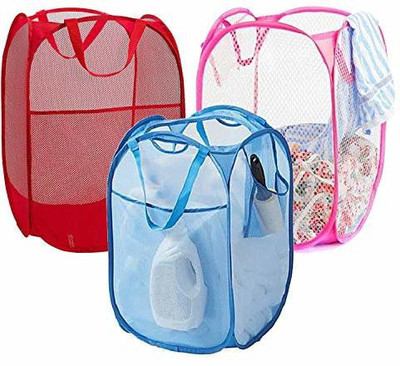 KUBER INDUSTRIES 30 L Multicolor Laundry Bag(Nylon)