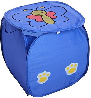 KUBER INDUSTRIES 40 L Blue Laundry Bag(Polyester)