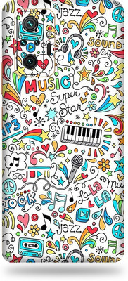Satisfactory Mi Note 10 Pro Mobile Skin(Music-Graffiti Skin With Matte Finish)