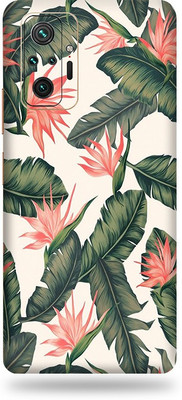 Satisfactory Mi Note 10 Pro Mobile Skin(Lavender-Leaves Skin With Matte Finish)