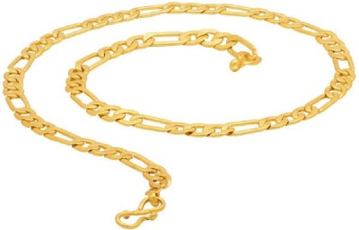 3SIX5 Artificial Classic Plain Gold-plated Plated Brass Chain