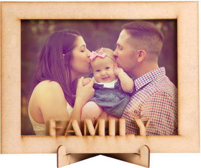 Nexat MDF Table Photo Frame(Beige, 1 Photo(s), MEDIUM)