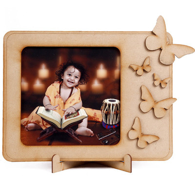 Nexat MDF Table Photo Frame(Brown, 1 Photo(s), MEDIUM)