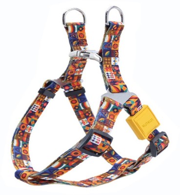 KUTKUT No Pull Classic Heavy Duty Step-in , Adjustable Chest: 40 cm--65 cm Dog & Cat Standard Harness(Large, Multicolor)