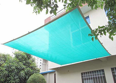 THE KD HOUSE SHADE NET Shade Sail Sun Blockage Extra Heavy Duty Desert Strom 10 X 4 Ft Tent Tent - For For Car Parking, Drive Ways, Gardens, Children Play Areas, Verandas(Green)