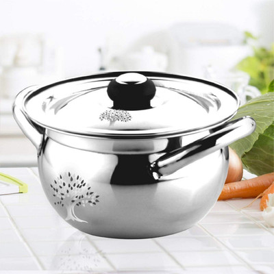 RBGIIT Kadhai 20 cm diameter with Lid 2 L capacity(Stainless Steel)