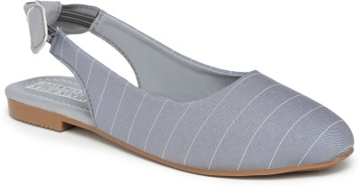 BellaQueen Women Flats(Grey , 8)