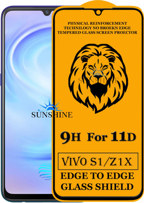 SUNSHINE Edge To Edge Tempered Glass for Vivo S1(Pack of 1)