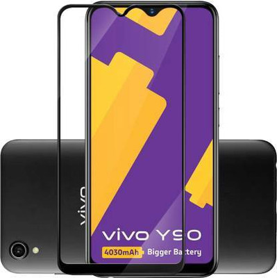 kentop Edge To Edge Tempered Glass for VIVO Y90(Pack of 1)