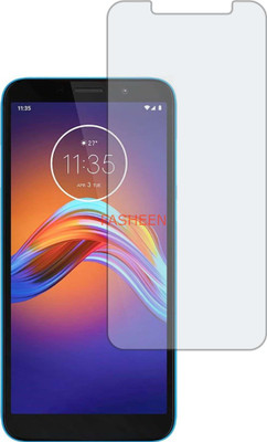 Fasheen Tempered Glass Guard for MOTOROLA MOTO E6 PLAY (Flexible Shatterproof)(Pack of 1)