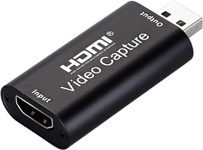 coolcold Video Capture Cards, 1080p 60fps Capture Card,Ultra High Speed USB2.0 for Gaming Media Streaming Device(Black)