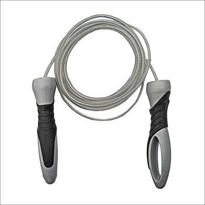 usi Skipping Rope , Gym Rope , 629TC Speed Skipping Rope(Silver, Length: 305 cm)