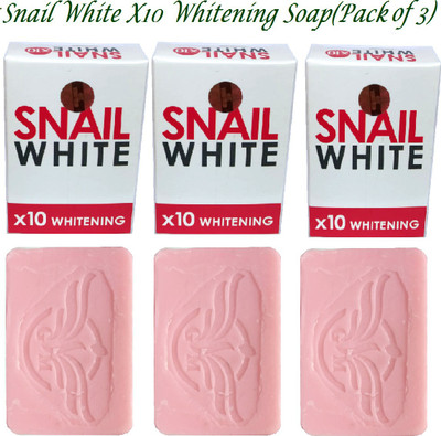 Snail White Soap For Anti Wrinkle(Pack Of 3)(3 x 70 g)