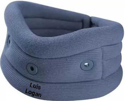 LUIS LOGAN Soft Cervical Collar with Support (Blue,L) Neck Support(Blue)