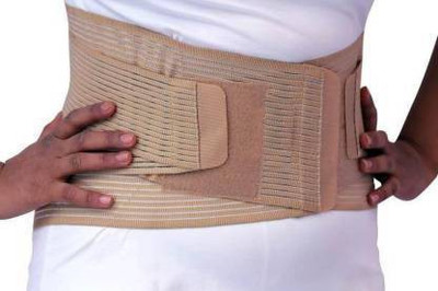 AASHI CARE L.S belt Unisex Premium For Lower Back Support Abdominal Belt(Beige)