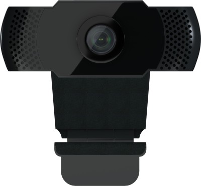QUANTUM QHM 990 PC/Mac/Laptop Full HD 1080 pixels 30 FPS Web Camera With Noise Cancelling built-in Mic Webcam(Black)