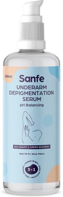 Sanfe Underarm Lightening & Depigmentation Serum for Women - 100ml with Sea Grape and Green SeaWeed extracts | Treats hyperpigmentation...