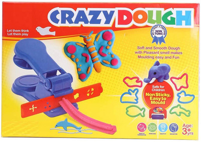 PEZYOX Crazy Dough Clay Set with Machine for Kids to Convert Their Imagination to Reality