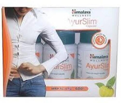 HIMALAYA AyurSlim_tablets(Pack of 3, 180 Tablets)