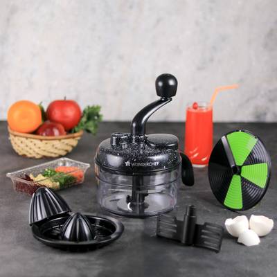 WONDERCHEF Turbo Chopper & Food Processor Vegetable & Fruit Grater & Slicer