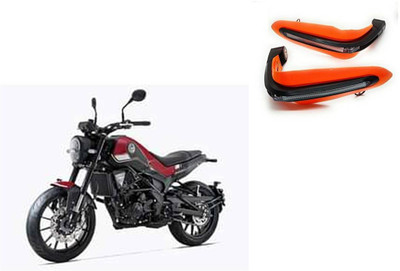 Buras NEW ORANGE SHINING PROTECTIVE HANDGUARD FOR NEW BENELLI 250 QUALITY PRODUCT FOR THE BIKERS Handlebar Hand Guard