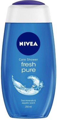 NIVEA Fresh Pure Sea Minerals & Aquatic Scent Shower Gel Each 250 ml -1Pcs(250 ml)