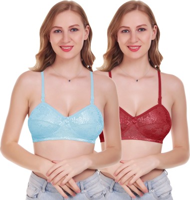 Featherline Women Bralette Lightly Padded Bra(Multicolor)