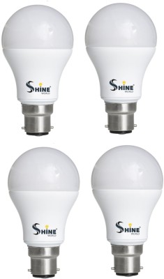 Shine World 15 W Standard B22 LED Bulb(White, Pack of 4)